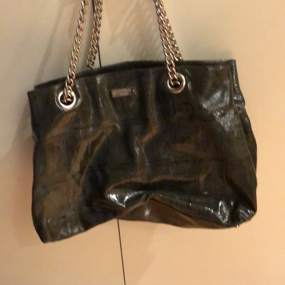 Kate Spade Emerald Green Chain Tote